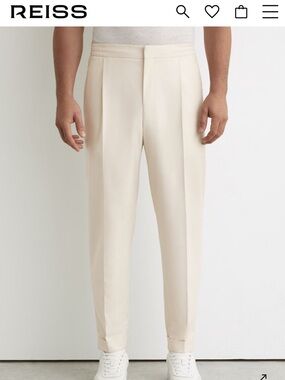 REISS MEN’S BRIGHTON DRAWSTRING TROUSERS/PANTS. 30. LIKE NEW.